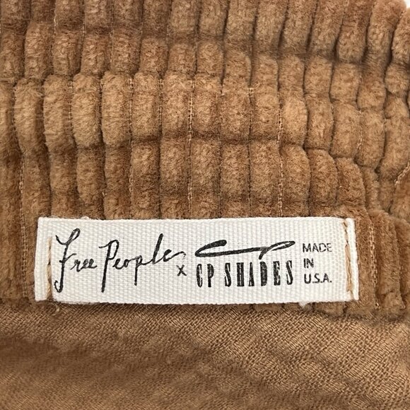 Free People CP Shades Jack Corduroy Shacket Size L Large Brown Button Down - Picture 4 of 7